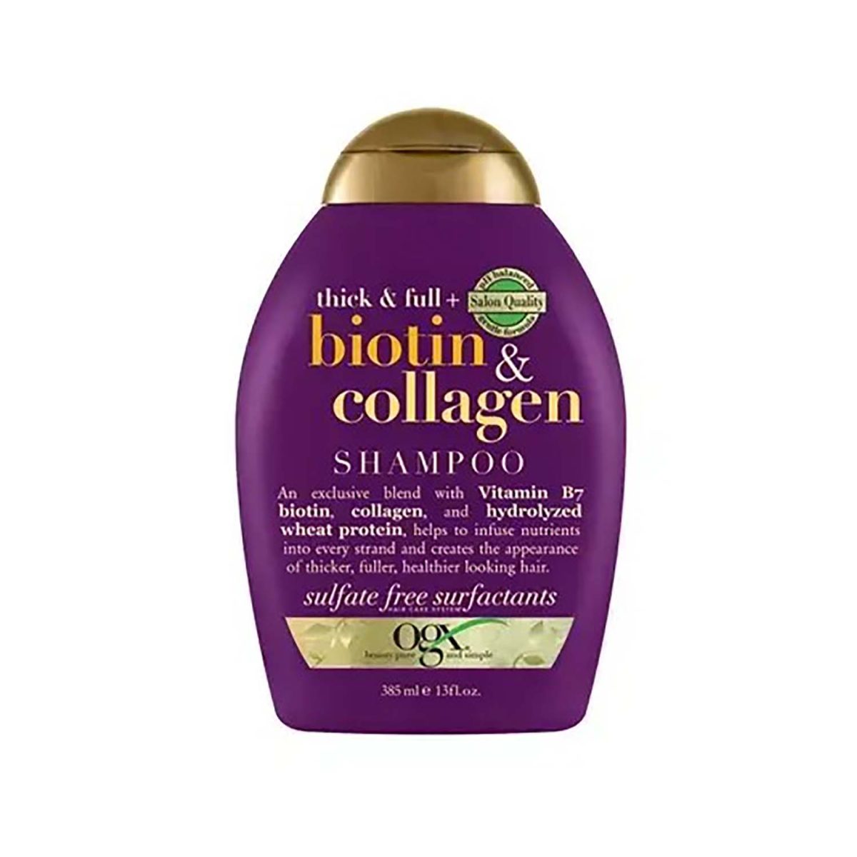 0022796976703.jpg OGX Biotin and Collagen Thick and Full Shampoo 385ml - Image 1