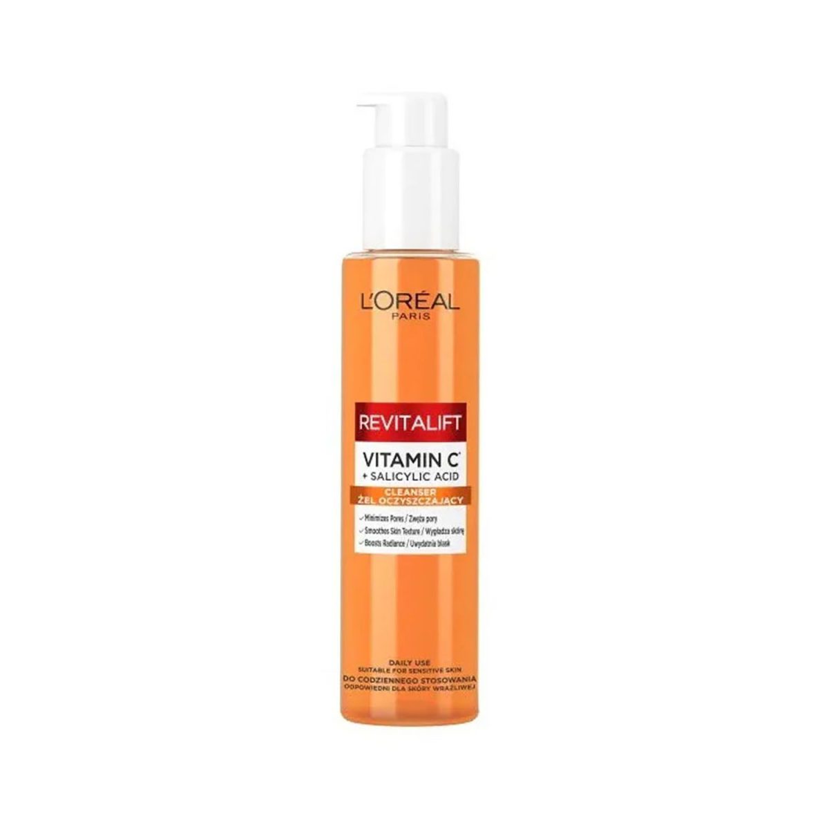 Loreal Paris Revitalift Brightening Cleanser With Vitamin C and Salicylic Acid 150ml - Image 1
