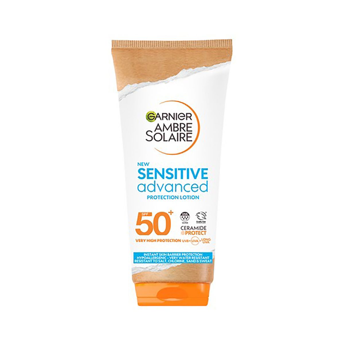 Garnier Ambre Solaire Sensitive Advanced SPF-50 Milk Sunblock 50ml - Image 1