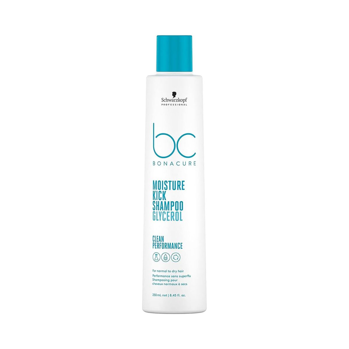 Schwarzkopf Bonacure Moisture Kick Shampoo 250ml - Image 1