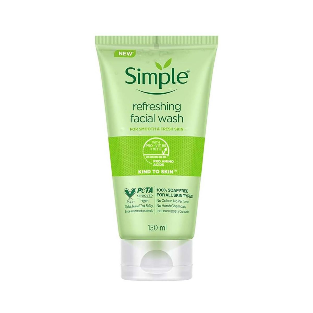5011451103863.jpg Simple Refreshing Facial Wash 150ml - Image 1