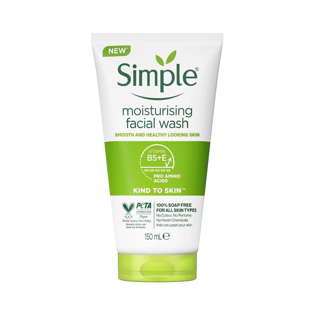 5011451103870.jpg Simple Moisturising Facial Wash 150ml - Image 1