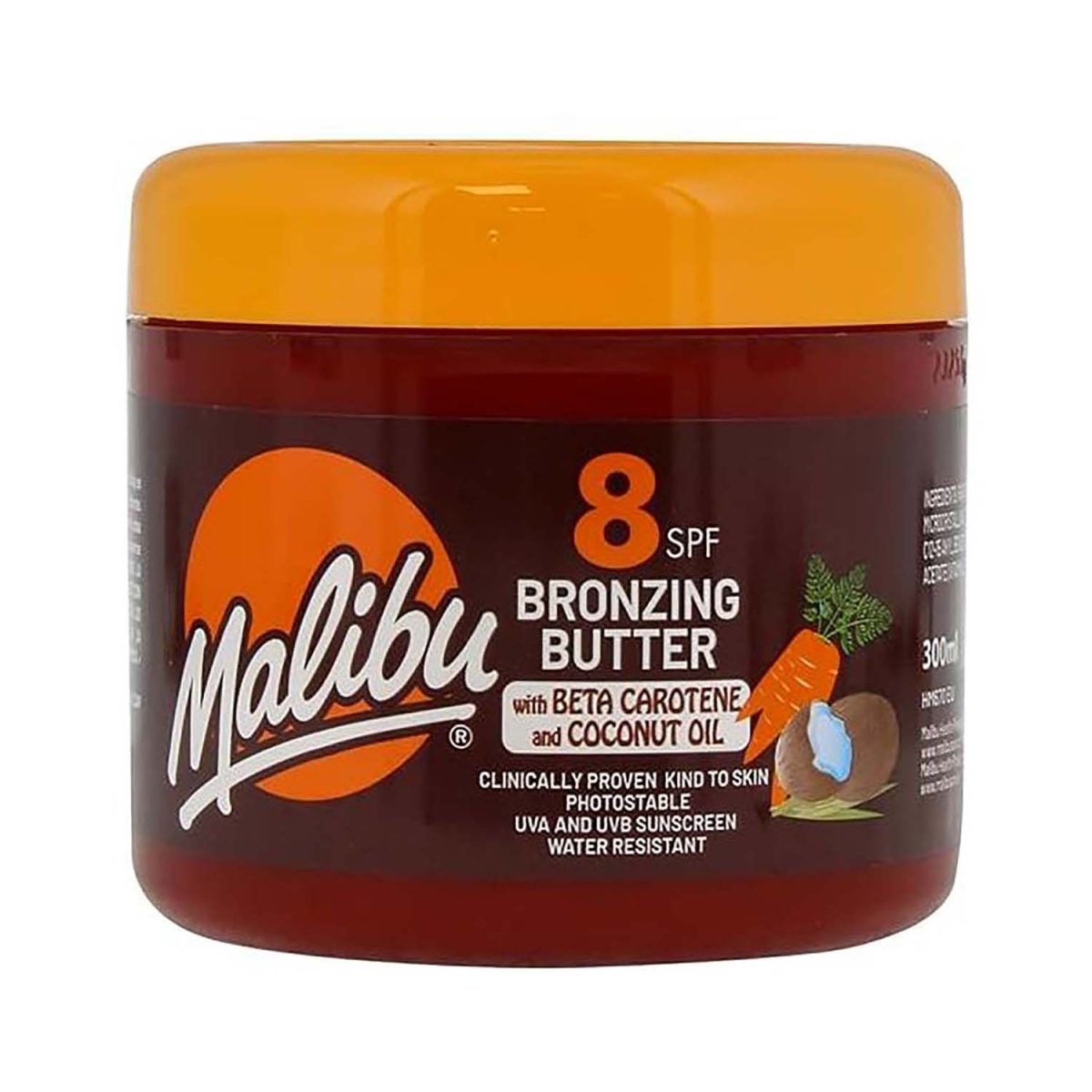 5025135000997.jpg Malibu SPF 8 Bronzing Butter Carotene and Coconut 300ml - Image 1