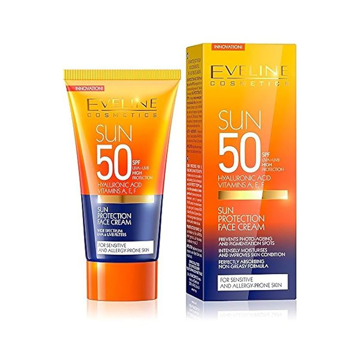 5907609330789.jpg Eveline Cosmetics Sun Protect Face Cream SPF 50 50ml - Image 1