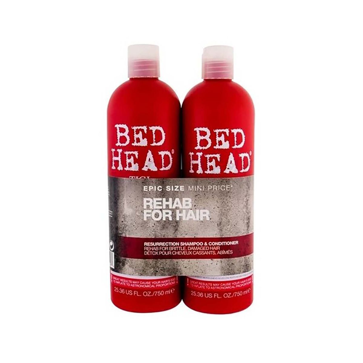 TIGI Bed Head Resurrection Duo Shampoo and Conditioner 750ml - Image 1