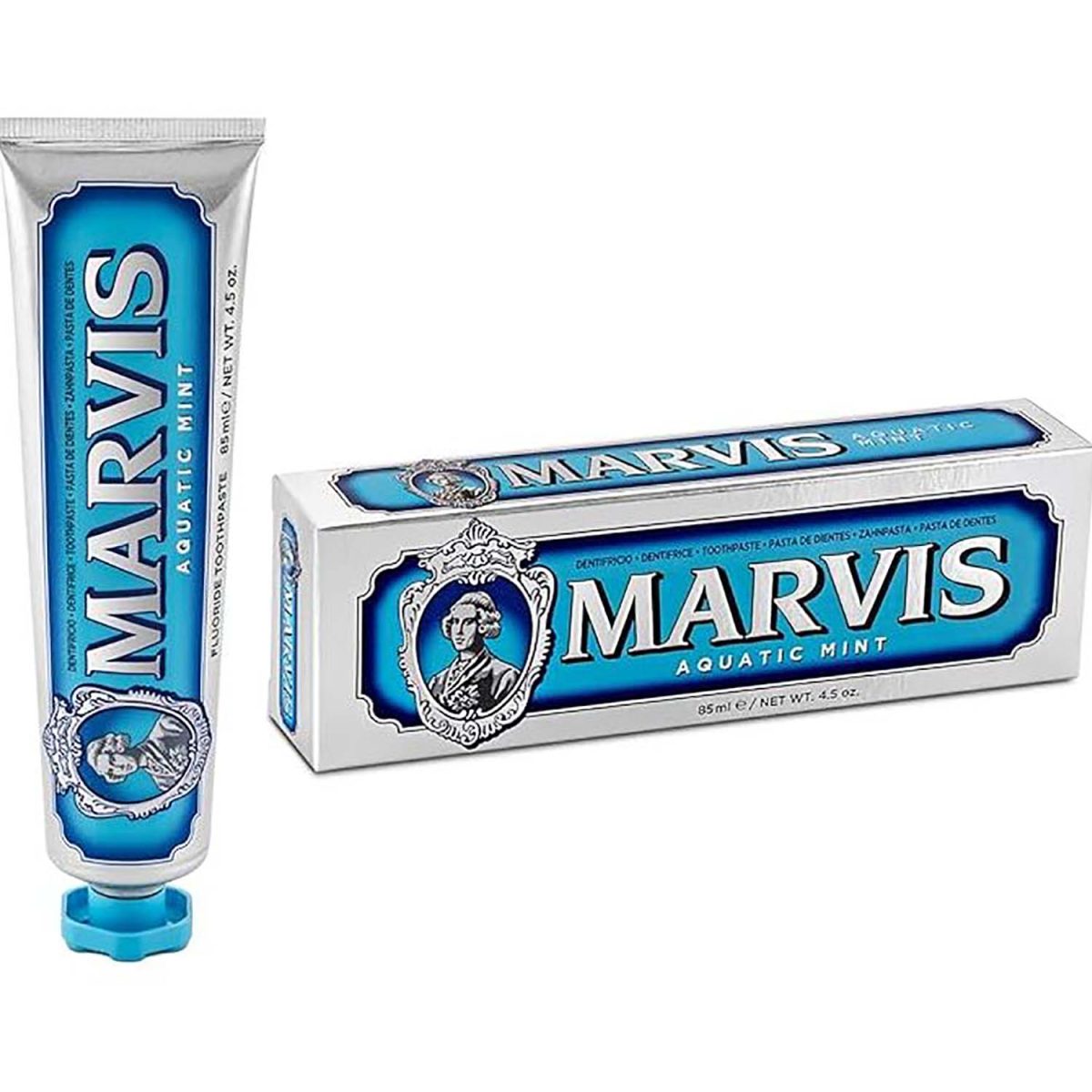 Marvis Aquatic Mint Toothpaste 85ml - Image 1