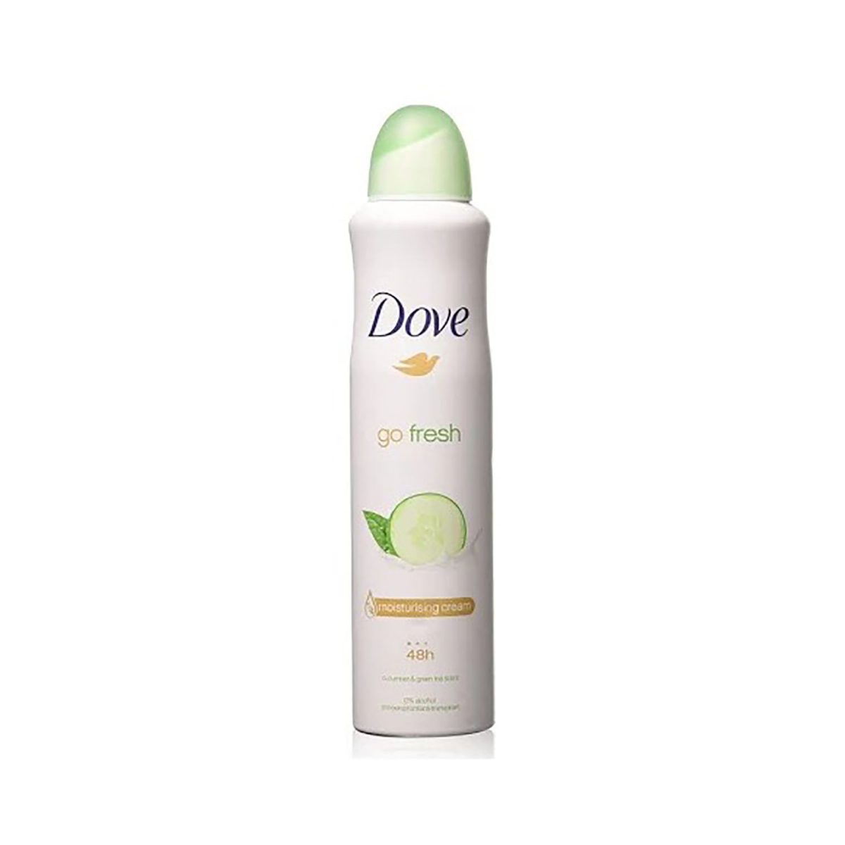 8717163004869 Dove Cucumber and Green Tea Body Spray 250ml - Image 1