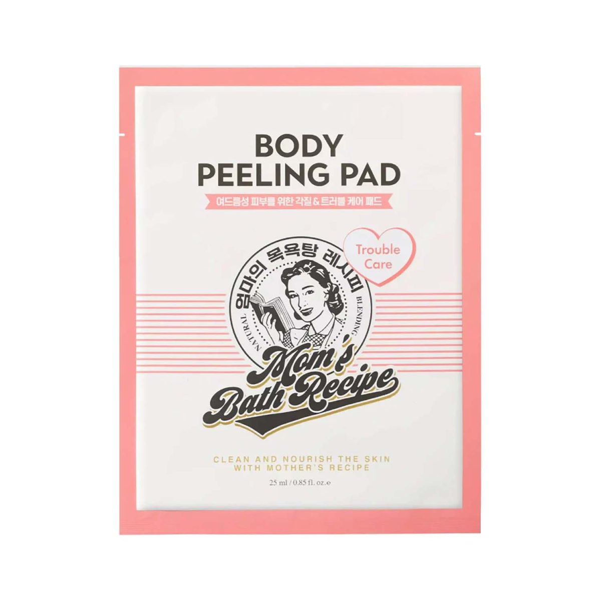8809596939617.jpg Mom's Bath Recipe Body Peeling Pad Peach 25ml - Image 1