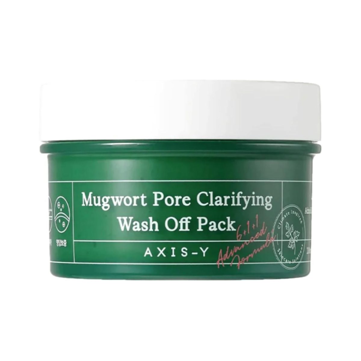 8809634610829.jpg Axis-Y Mugwort Pore Clarifying Wash Off Pack 50ml - Image 1