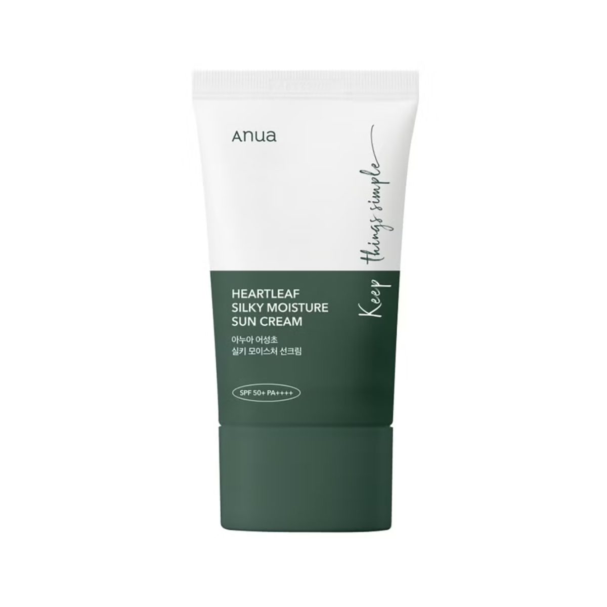 Anua Heartleaf Silky Moisture Sun Cream 50ml - Image 1