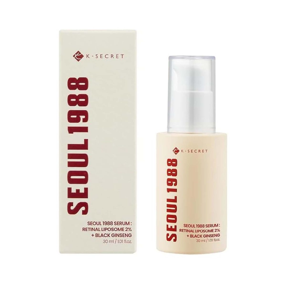 8809695240508.jpg K-Secret Seoul 1988 Retinol Liposome 2% Black Ginseng 30ml - Image 1
