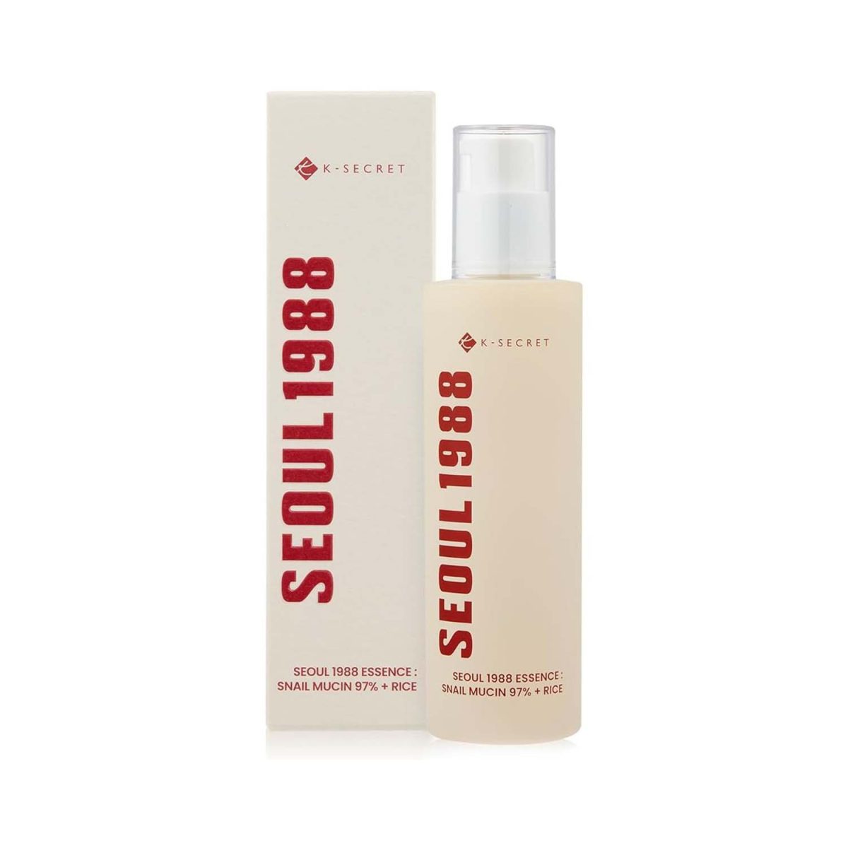 8809695240515.jpg K-Secret Seoul 1988 Essence Snail Mucin 97% Rice 17g - Image 1