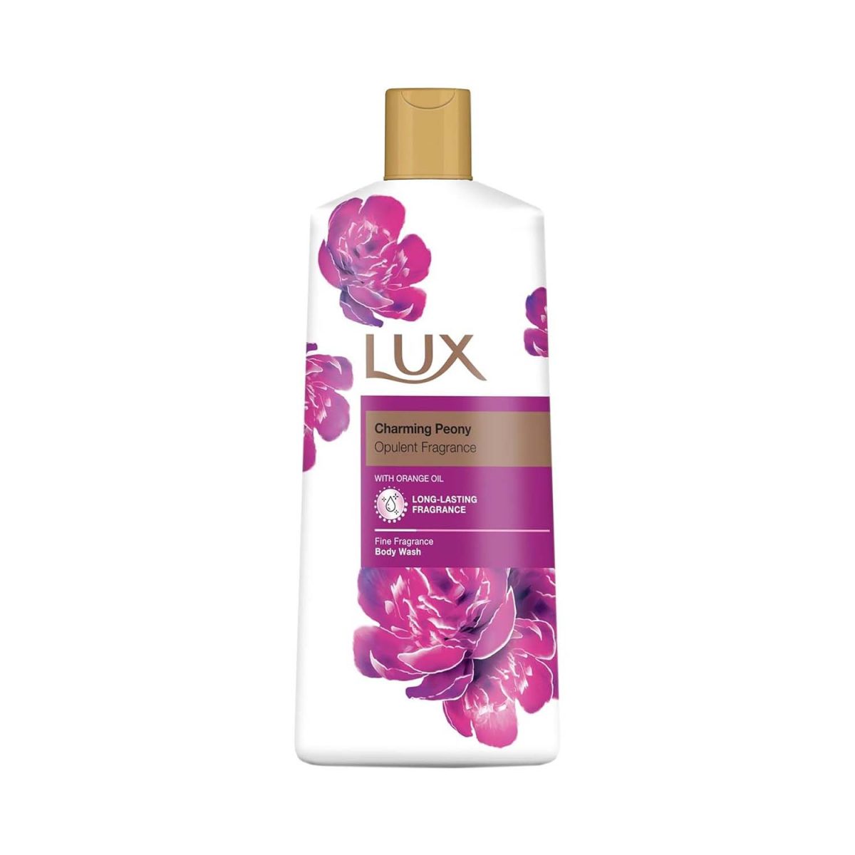 Lux Charming Peony with Orange Body Wash Oil 600ml - Image 1