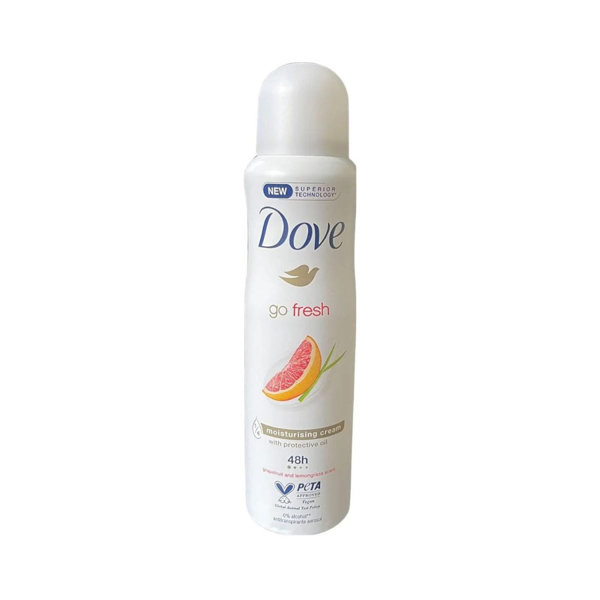 Dove Grapefruit and Lemongrass Body Spray 250ml - Image 1
