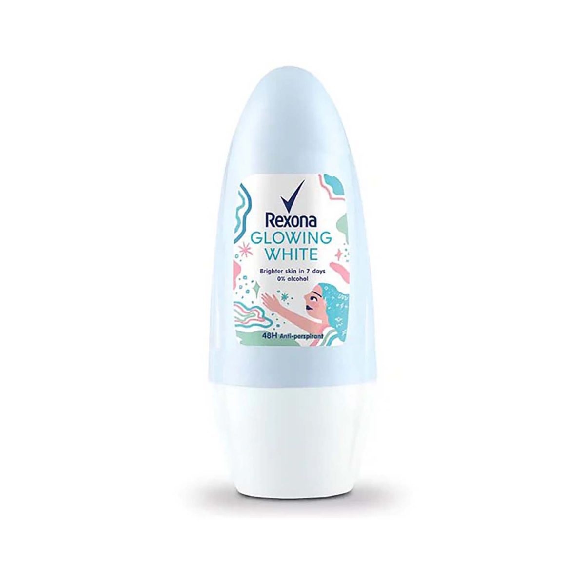 8999999534677.jpg Rexona Roll On Glowing White 40ml - Image 1