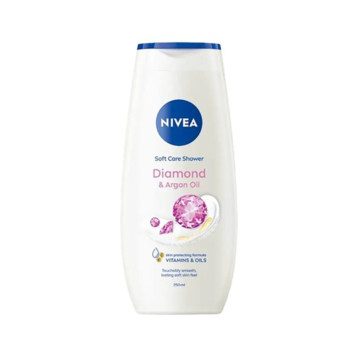 9005800222868 Nivea Diamond and Argan Oil Shower Cream 250ml - Image 1