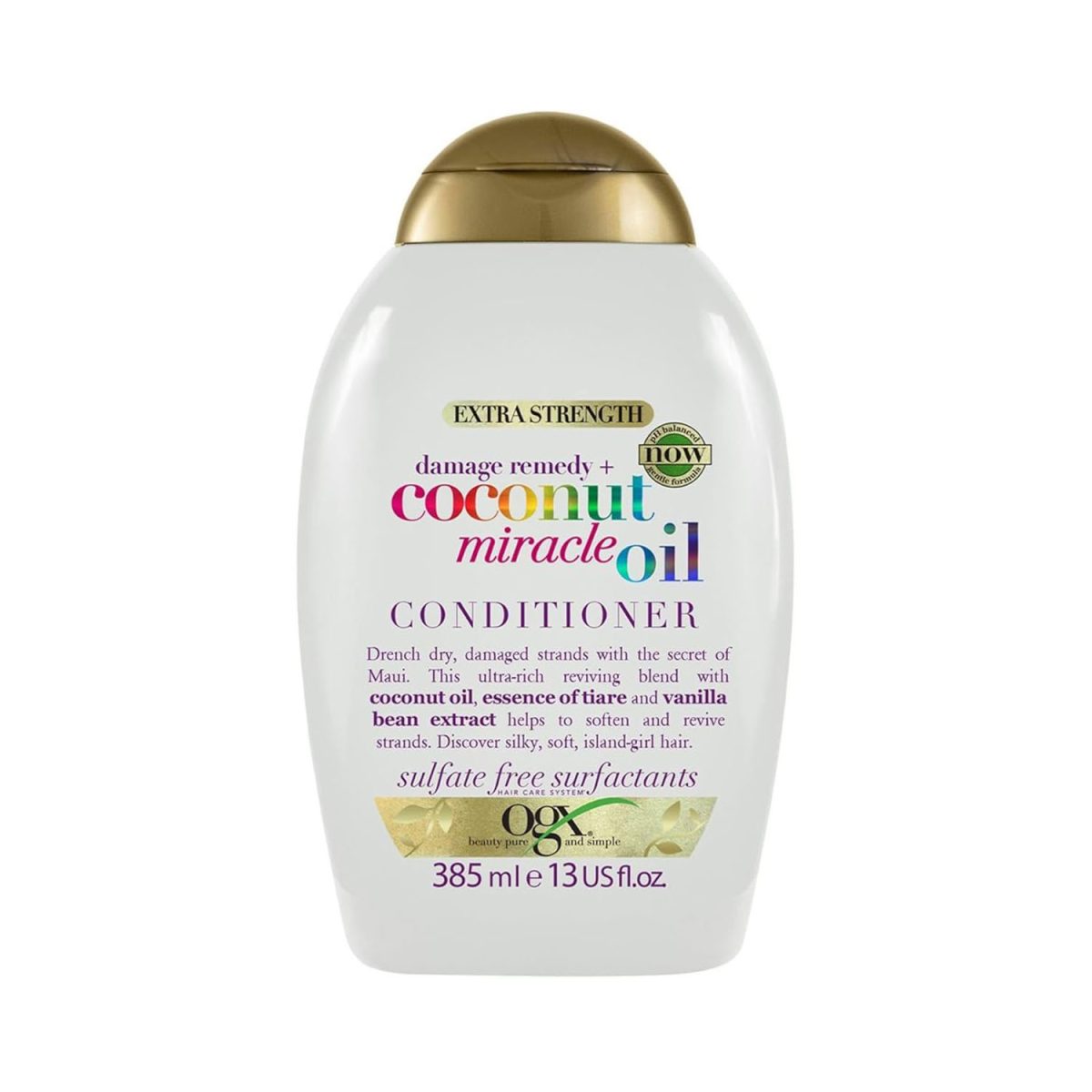 OGX Coconut Miracle Oil Conditioner 385ml - Image 1
