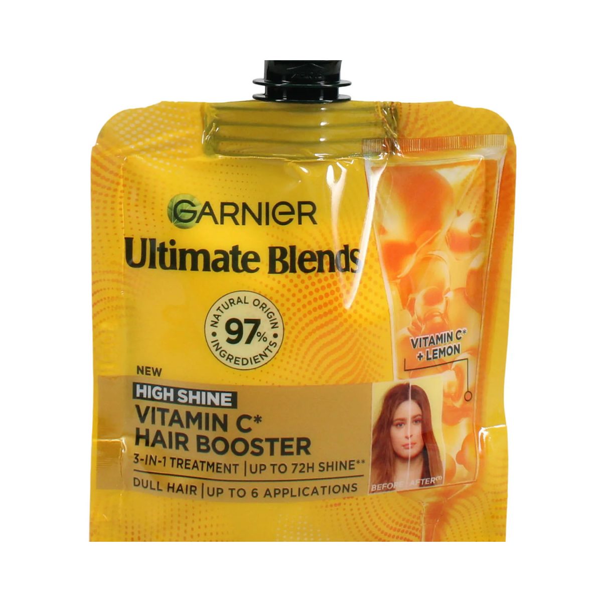 3600542599047 Garnier Ultimate Blends Hair Booster Treatment Mask Vitamin C 60ml - Image 1