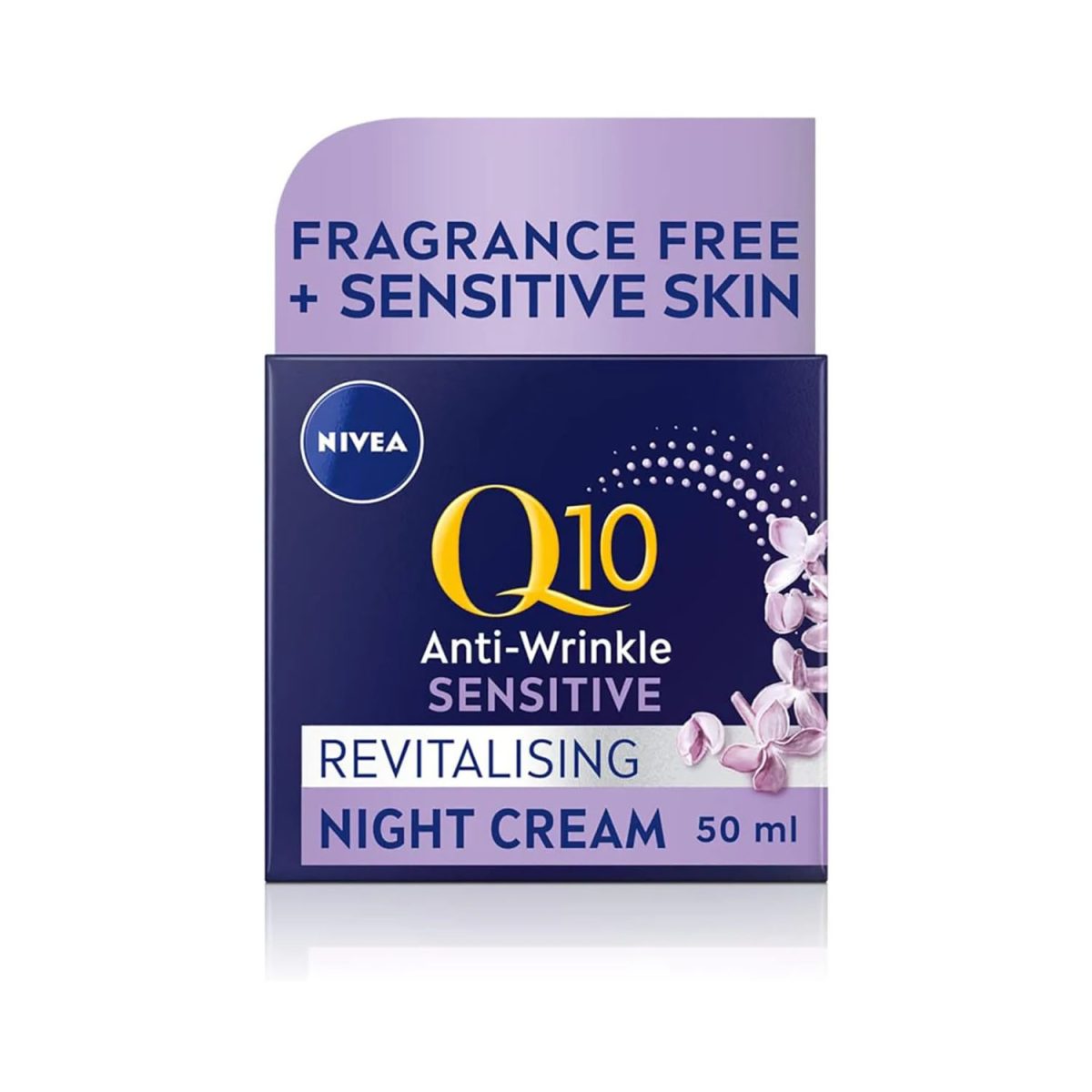 4005900892812 Nivea Q10 Night Cream Sensitive 50ml - Image 1