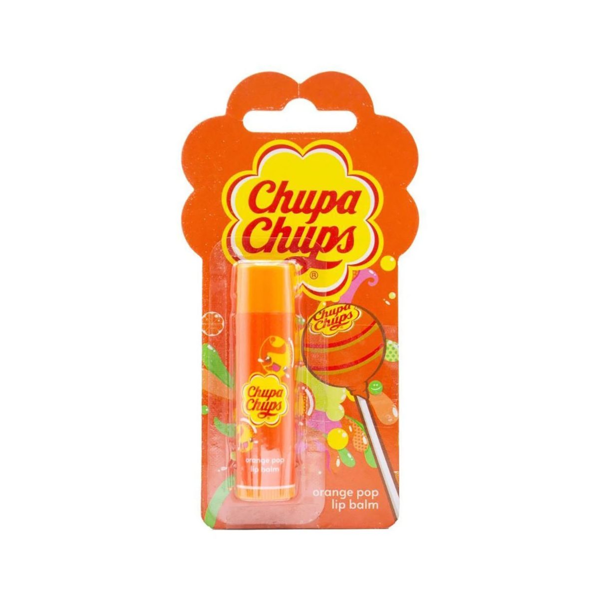 5013692270298 Chupa Chups Lip Balm Juicy Orange 4g - Image 1
