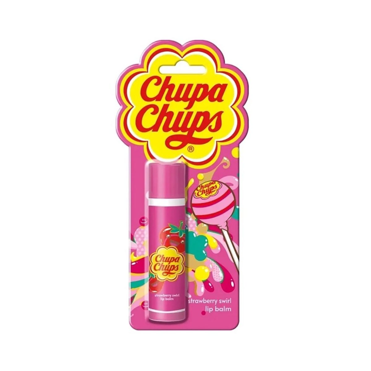 Chupa Chups Lip Balm Juicy Strawberry 4g - Image 1