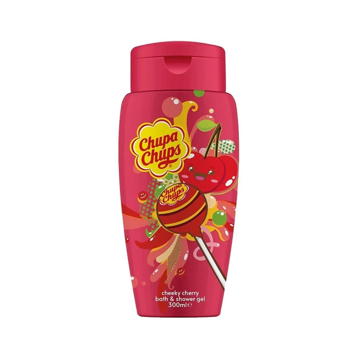 5013692273091 Chupa Chups Bath & Shower Gel Cheeky Cherry 300ml - Image 1