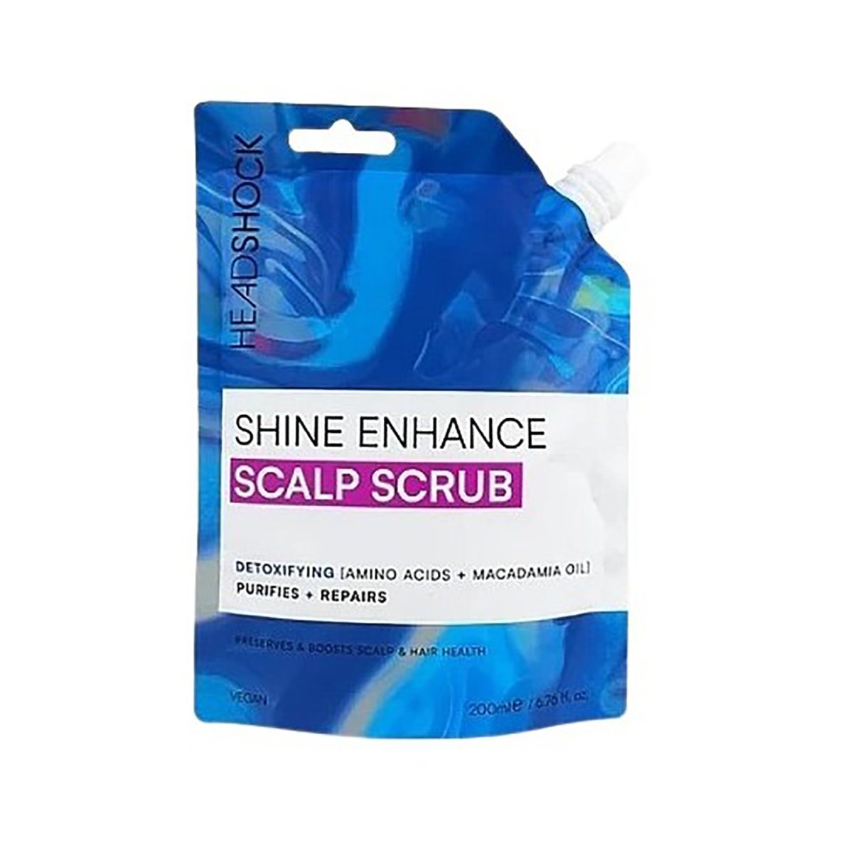 5031413942101 Headshock Shine Enhance Detoxifying Scalp Scrub 200ml - Image 1