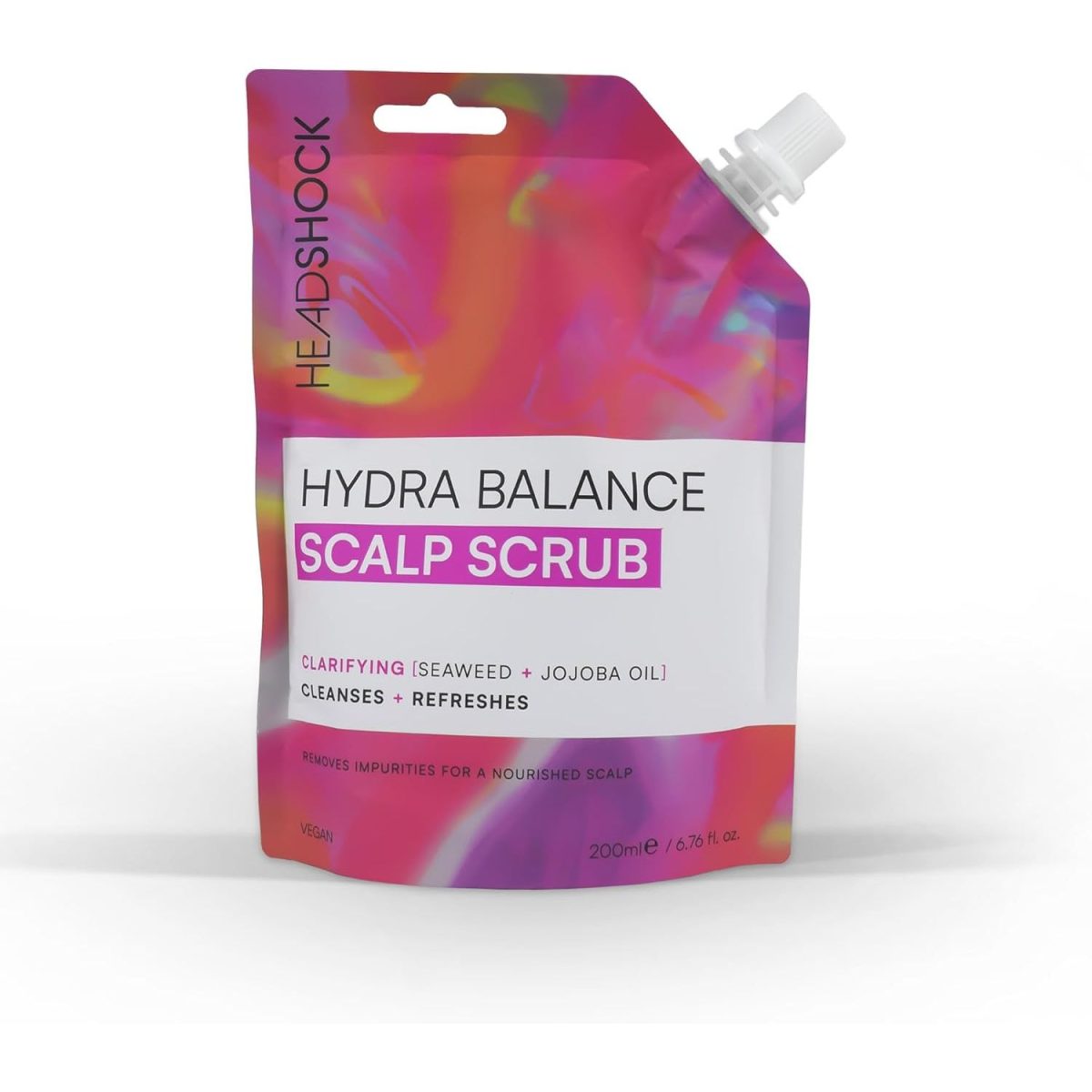 Headshock Hydra Balance Algae & Jojoba Oil Scalp Scrub 200ml - Image 1
