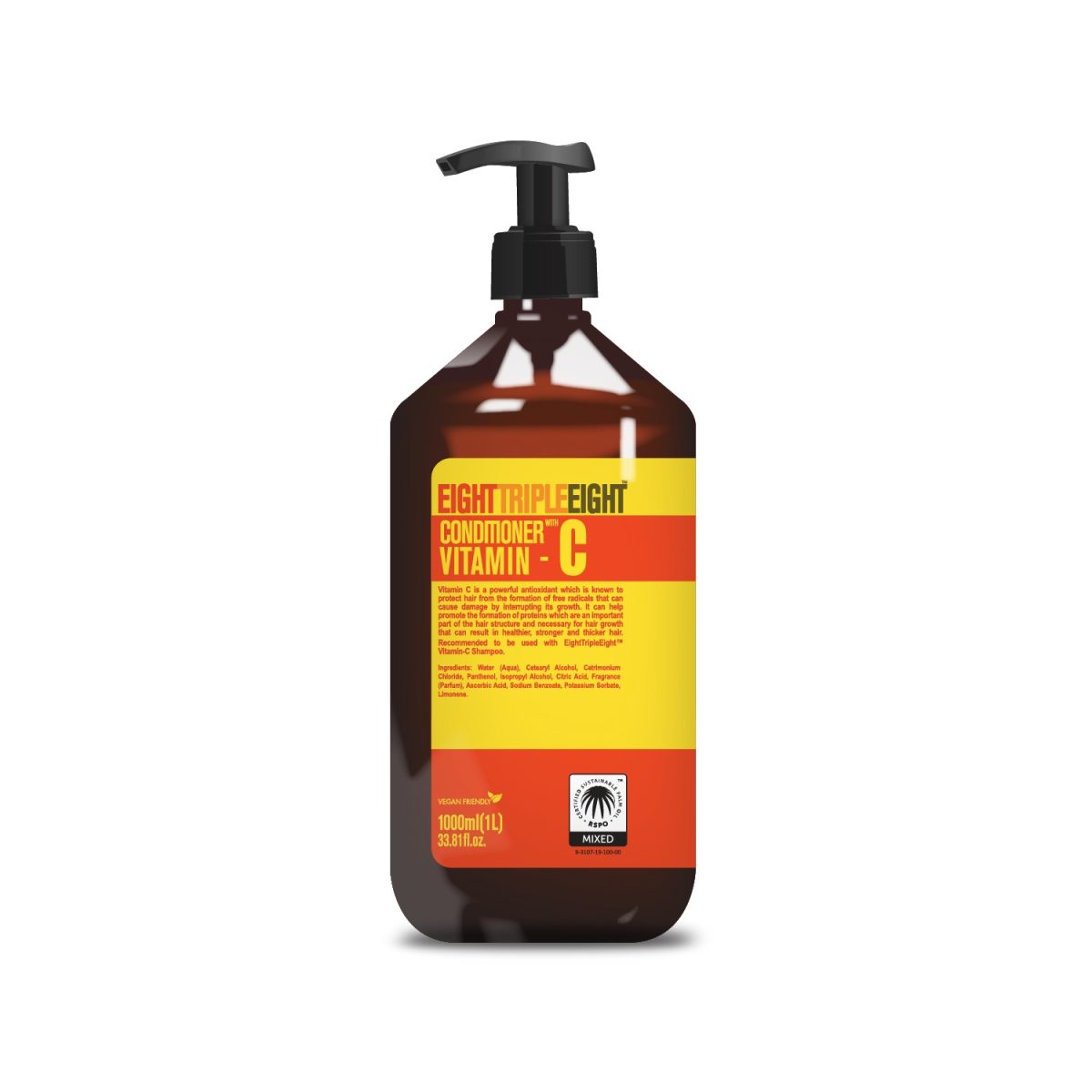 5055586608084 Eight Triple Eight Vitamin C Conditioner 1L - Image 1
