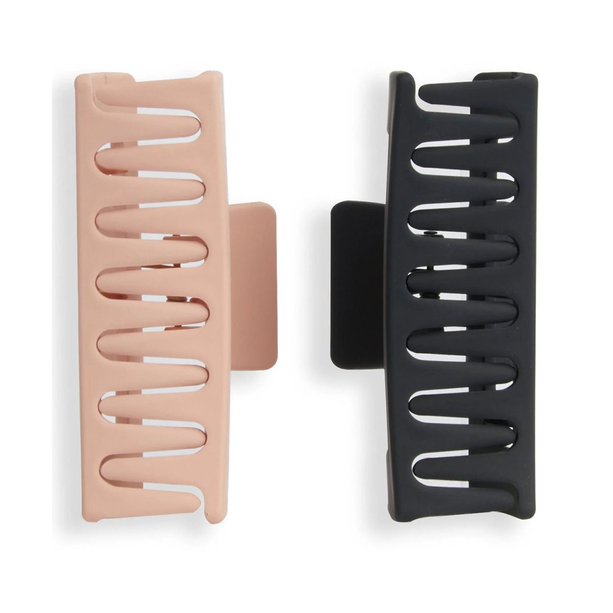 Revolution Matte Clip Nude Black 2 Pieces - Image 4