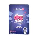 Bubble T Nightea Hydrating & Toning Sheet Face Mask Neroli & Tangerine 20ml