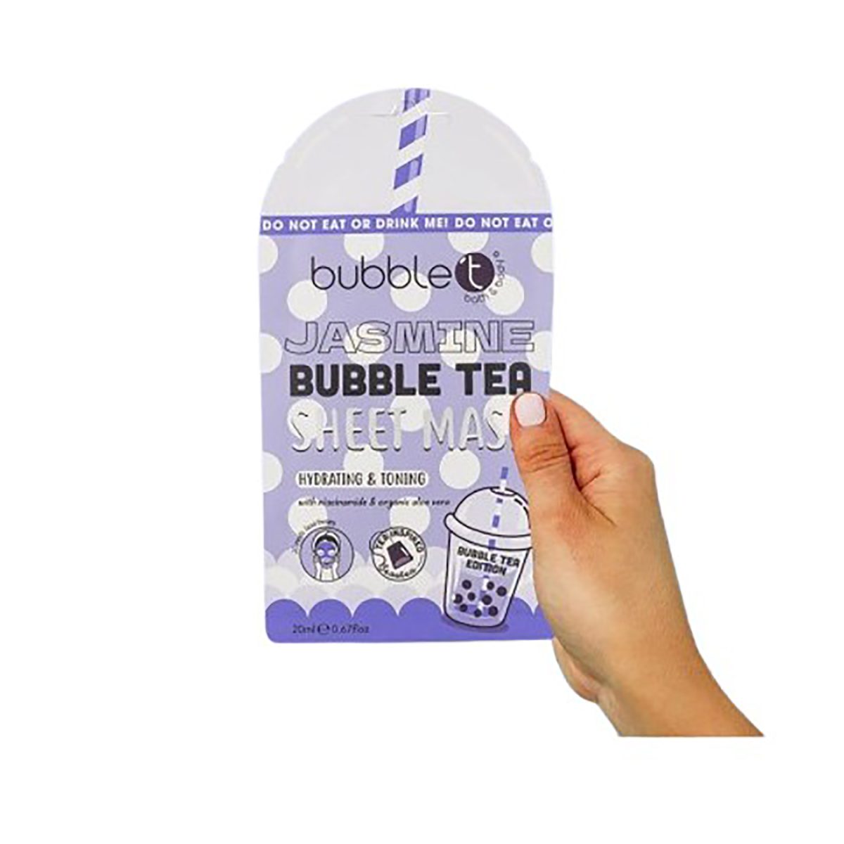 Bubble T Hydrating and Toning Jasmine Sheet Mask 20ml - Image 1