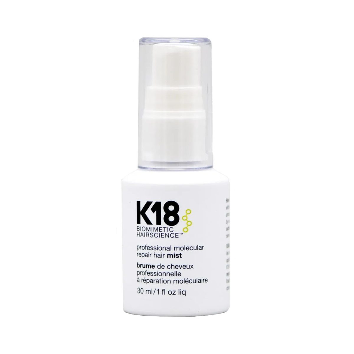 858511001470 K18 Molecular Repair Hair Mist 30ml - Image 1