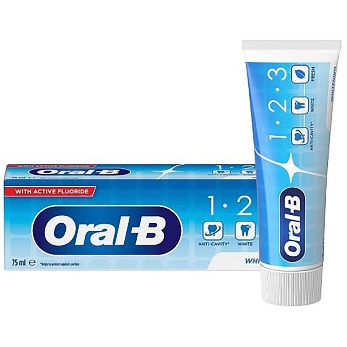 8700216787307 Oral-B 123 Original Toothpaste 75ml - Image 1