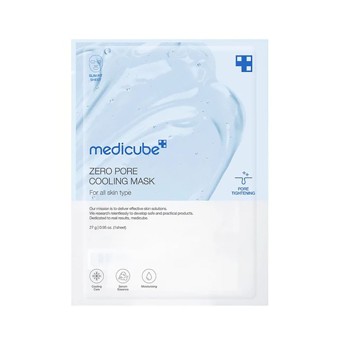 Medicube Zero Pore Cooling Mask 27g - Image 1