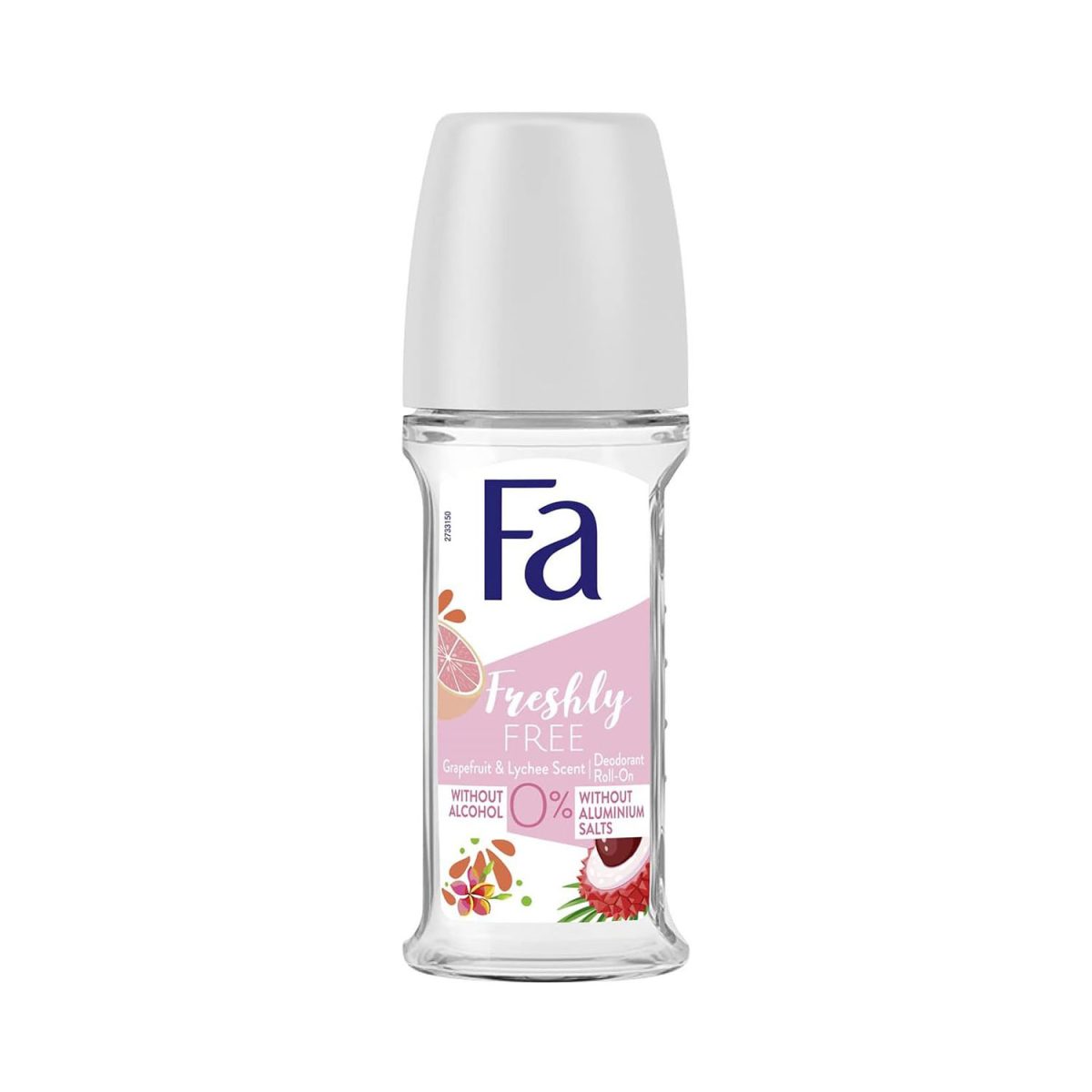 6281031270202 FA Freshly Free Grapefruit and Lychee Roll On 50ml - Image 1