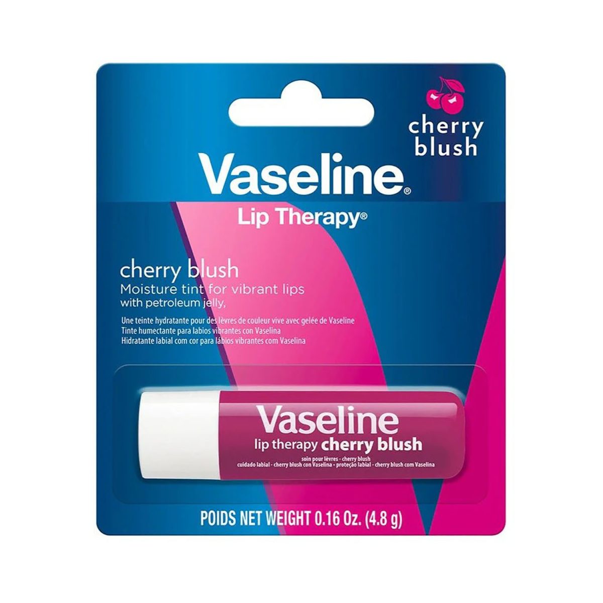 850022820656 Vaseline Chapstick Cherry Blush 4.8gm - Image 1
