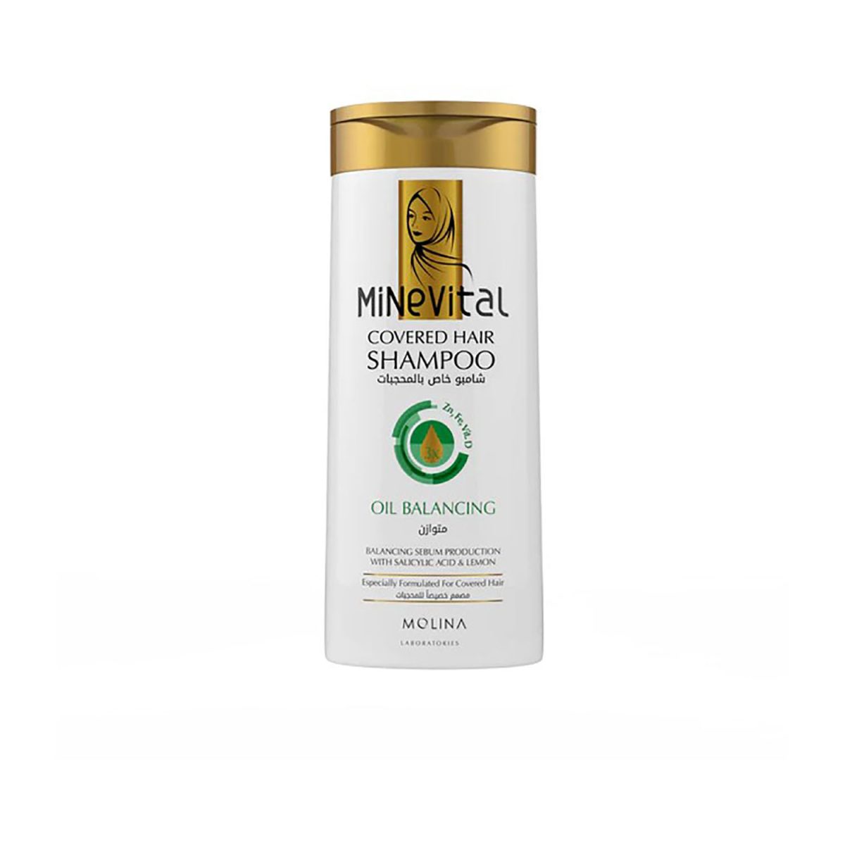 8681511004002 Minevital Covered Oil Balancing Hair Shampoo 300ml - Image 1