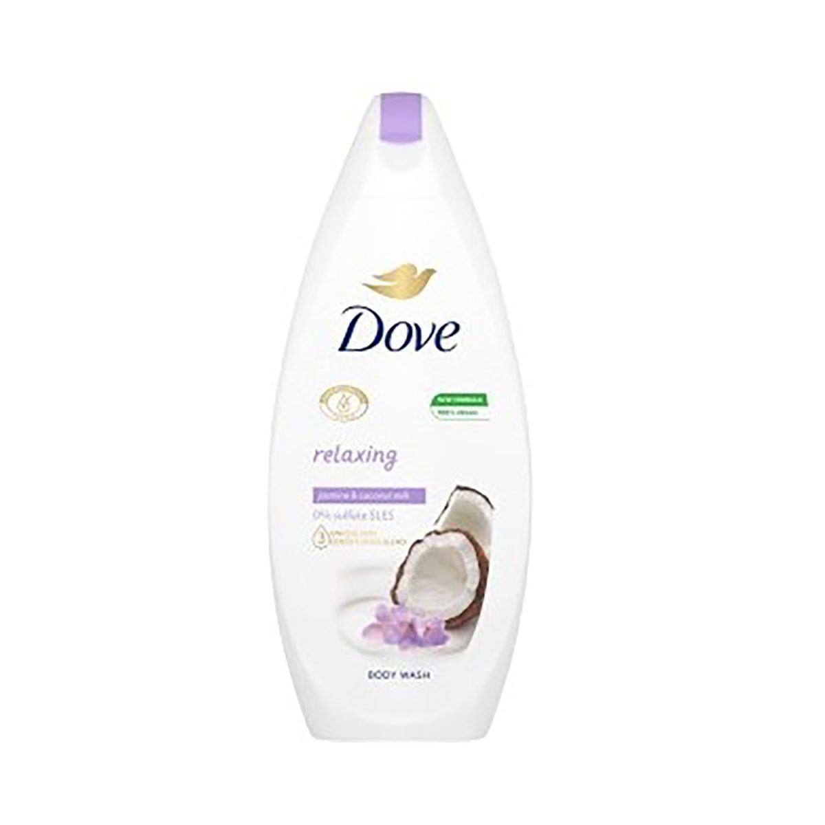 8712561631662 Dove Body Wash Relaxing Jasmine Coconut 750ml - Image 1