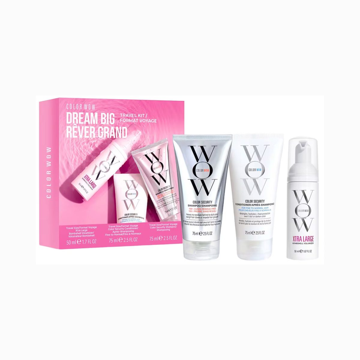 5060150184970 Color Wow Dream Big Travel Kit 75x2ml 50ml Color Wow Dream Big Travel Kit 75x2ml 50ml - Image 1