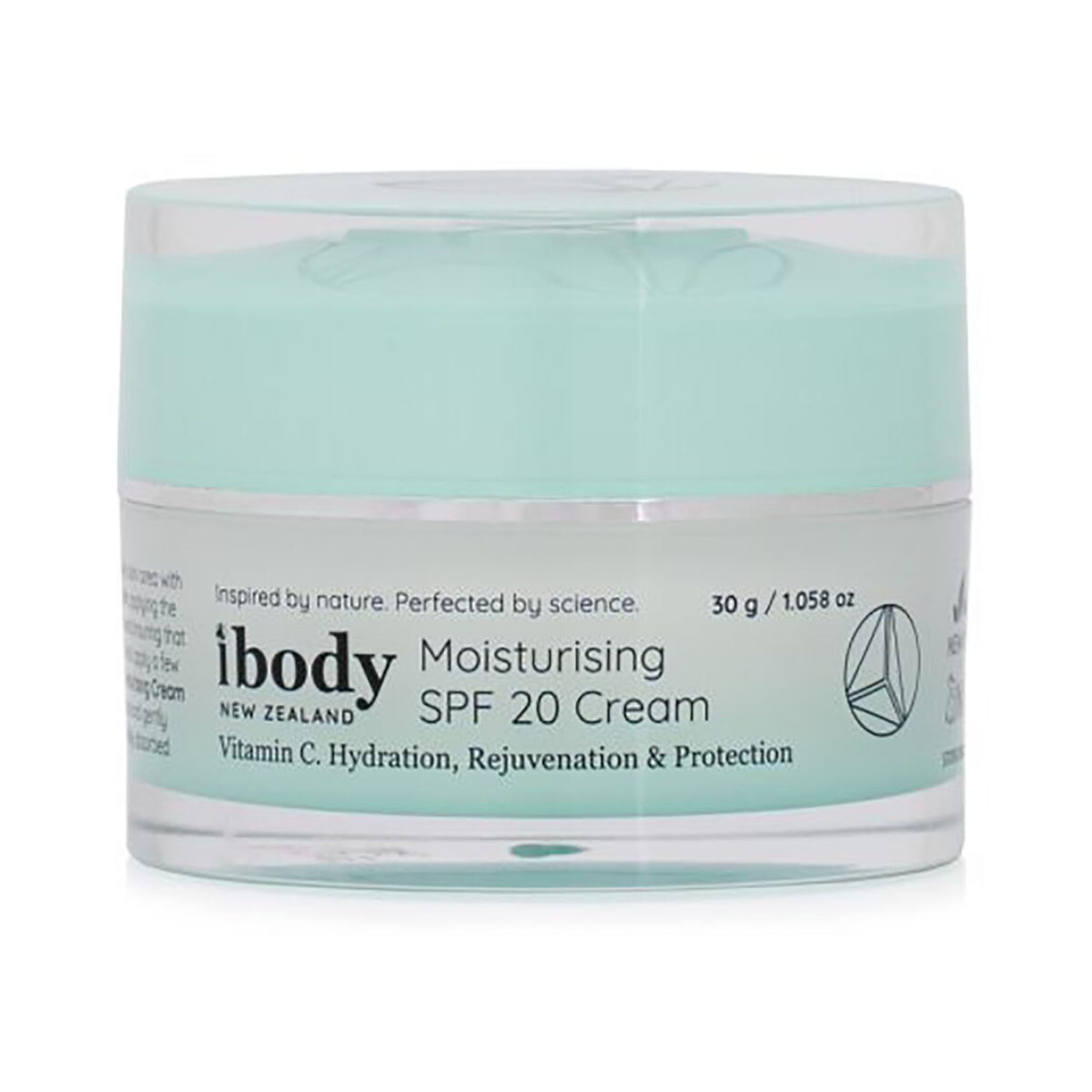 ibody New Zealand Moisturising SPF 20 Cream 30g - Image 1