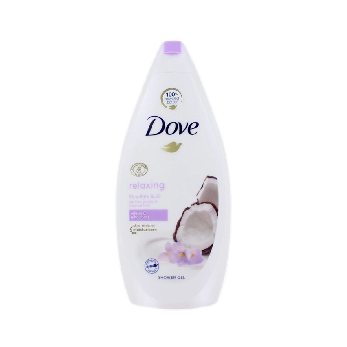 Dove Relaxing Jasmine Coconut Bodywash 500ml - Image 1